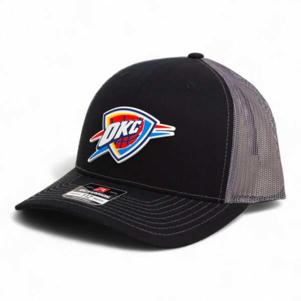 Oklahoma City Thunder Snapback Trucker Hat- Black/ Charcoal