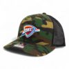 Oklahoma City Thunder Snapback Trucker Hat- Army Camo/ Black