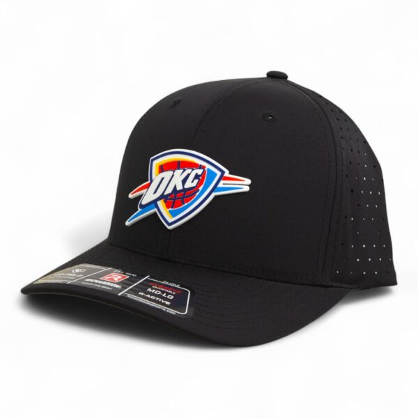 Oklahoma City Thunder 3D Laser Perf R-Flex Cap- Black
