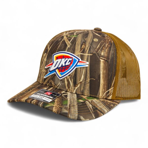 Oklahoma City Thunder Snapback Trucker Hat- Realtree Max 7/ Buck
