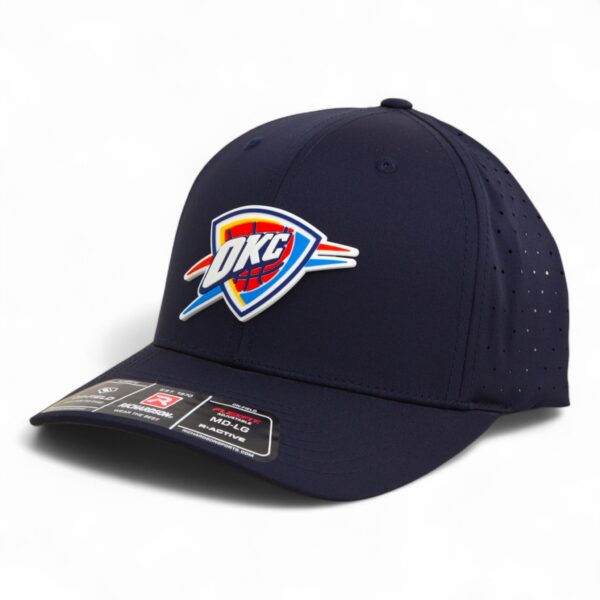 Oklahoma City Thunder 3D Laser Perf R-Flex Cap- Navy
