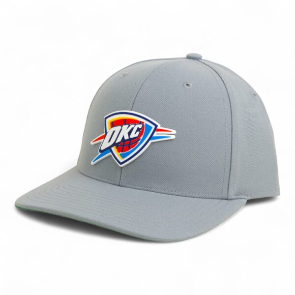 Oklahoma City Thunder 3D Snapback Surge Trucker Hat- Grey