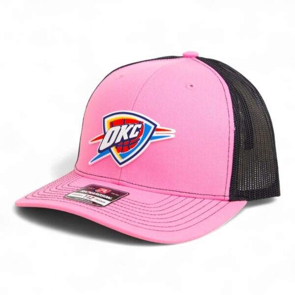 Oklahoma City Thunder Snapback Trucker Hat- Pink/ Black