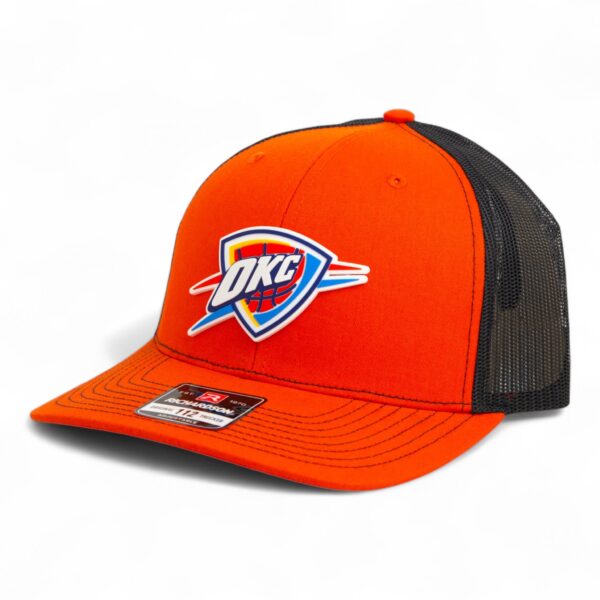 Oklahoma City Thunder Snapback Trucker Hat- Orange/ Black