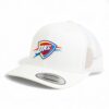 Oklahoma City Thunder 3D YP Snapback Trucker Hat- White