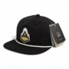 Purdue Boilermaker Special 3D Perforated Rope Hat- Black/ White