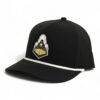 Purdue Boilermaker Special 3D Five Panel Classic Rope Hat- Black/ White