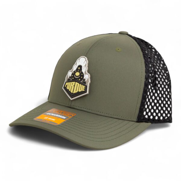 Purdue Boilermaker Special 3D Snapback Tilikum Trucker Hat- Loden/ Black