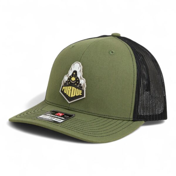 Purdue Boilermaker Special 3D Snapback Trucker Hat- Loden/ Black
