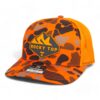Tennessee Volunteers Rocky Top 3D Snapback Trucker Hat- Blaze Duck Camo/ Blaze