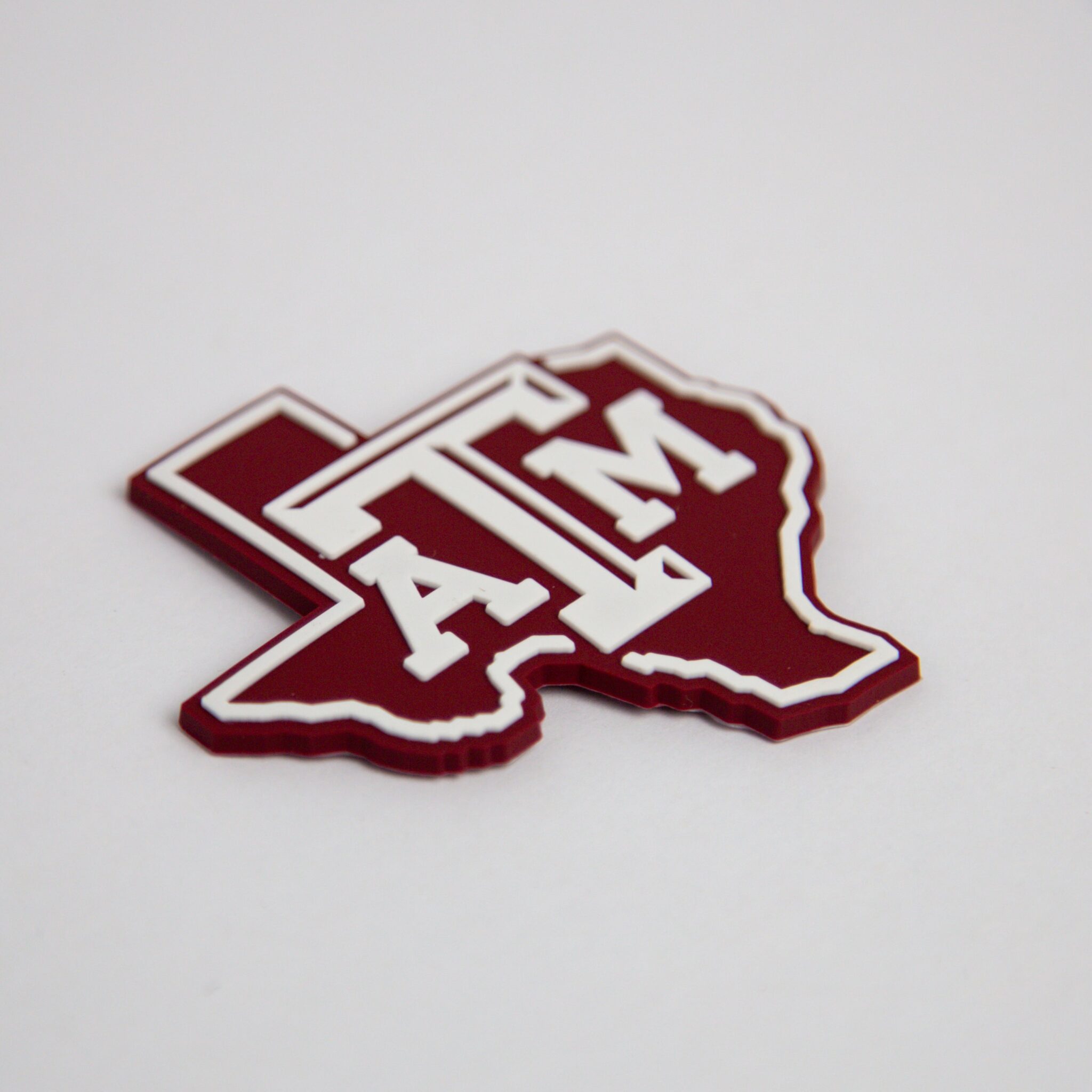 Texas A&M Aggies 3D YP Snapback Flat Bill Trucker Hat- White - Image 3
