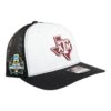 Texas A&M Aggies 2024 Men's College World Series 3D Snapback Trucker Hat- White/ Black