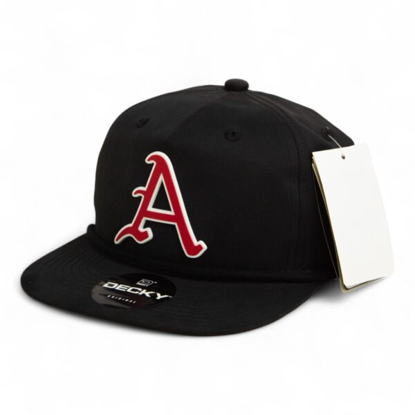 Arkansas Razorbacks Baseball Script A 3D Classic Rope Hat- Black