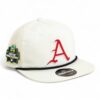 Arkansas Razorbacks Baseball Script A 2025 College World Series 3D Perforated Rope Hat- White/ Black
