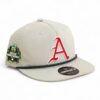 Arkansas Razorbacks Baseball Script A 2025 College World Series 3D Perforated Rope Hat- Grey/ Charcoal