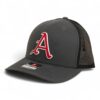 Arkansas Razorbacks Baseball Script A 3D Snapback Trucker Hat- Charcoal/ Black