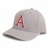 Arkansas Razorbacks Baseball Script A 3D Snapback Canvas Hat- Grey