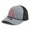 Arkansas Razorbacks Baseball Script A 3D Snapback Trucker Rope Hat- Heather Grey/ Black