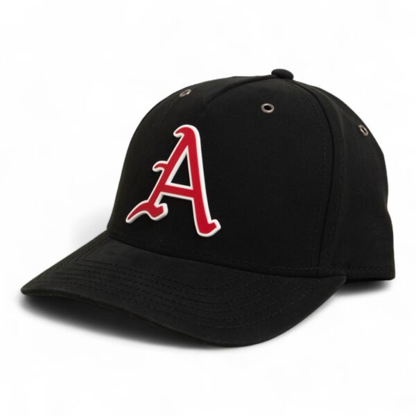 Arkansas Razorbacks Baseball Script A 3D Snapback Canvas Hat- Black