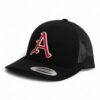 Arkansas Razorbacks Baseball Script A 3D YP Snapback Trucker Hat- Black