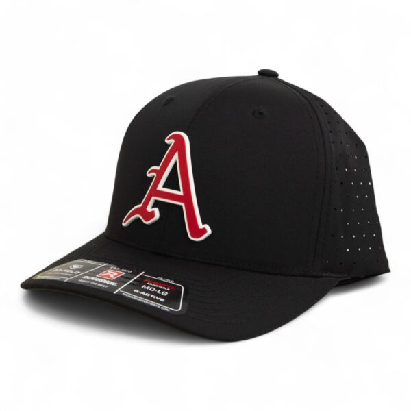 Arkansas Razorbacks Baseball Script A 3D Laser Perf R-Flex Cap- Black