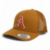 Arkansas Razorbacks Baseball Script A 3D YP Snapback Trucker Hat- Caramel