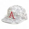 Arkansas Razorbacks Baseball Script A 3D Umpqua Rope Hat- Blizzard Duck Camo/ White