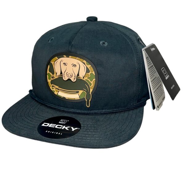 Duck Hunter Hat 3D Classic Rope Hat- Charcoal